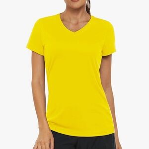 Amazon Yellow Athletic Top 🌟